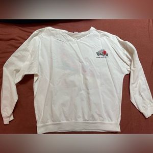 Vintage 80s Kitty Hawk OBX Long Sleeve Wind Surfing  Hang Gliding